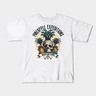 Pineapple Expeditions Design Kids T-Shirt